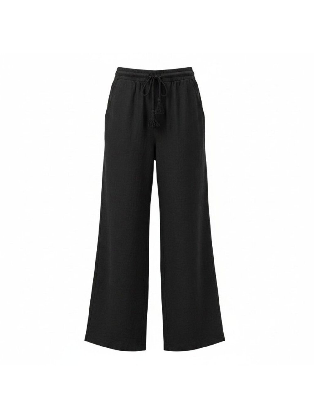 Volcom Wide Leg Drawstring Tassel Beach Pants Plus Size 18W - Picture 3 of 16